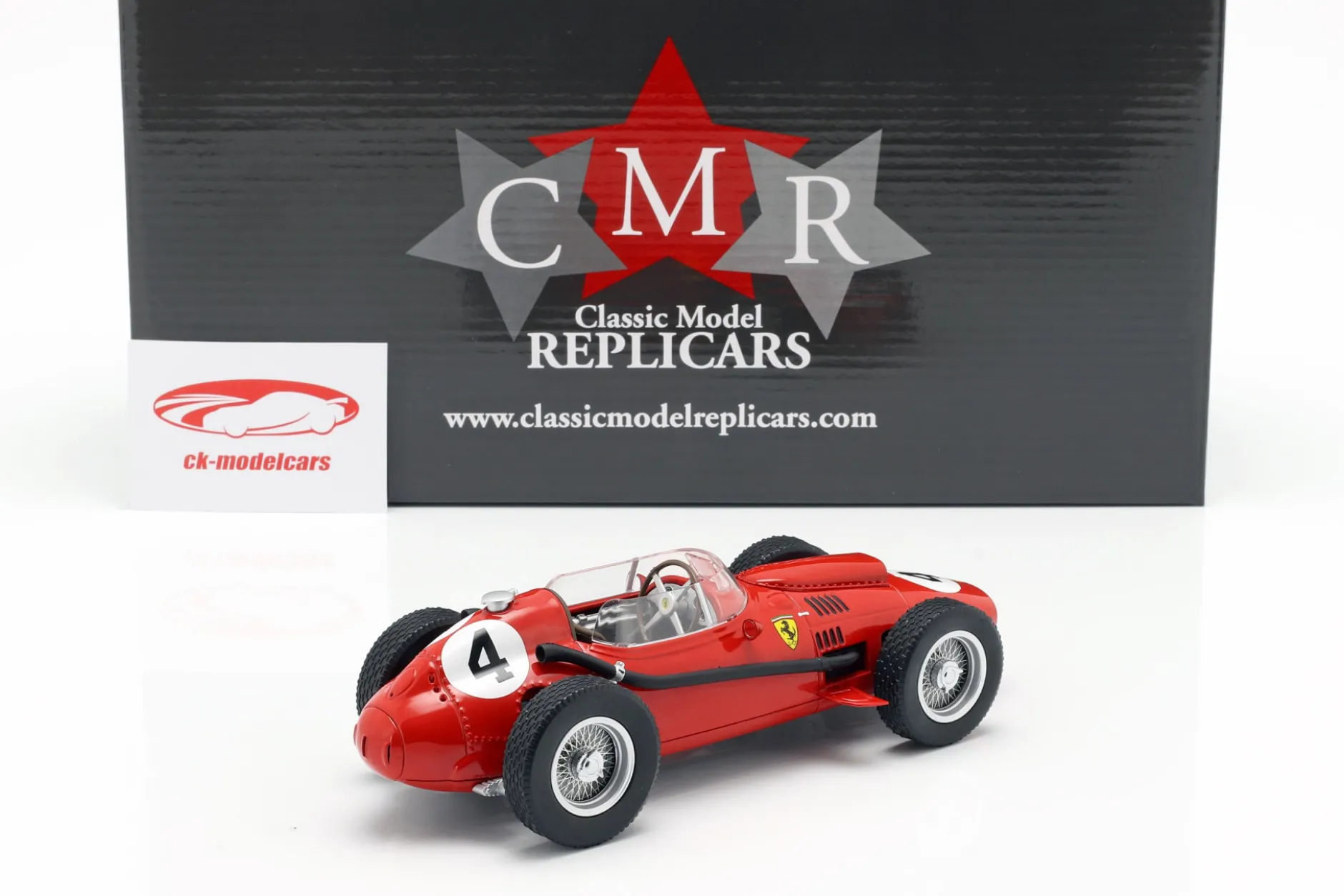 M. Hawthorn Ferrari Dino 246 #4 Frankreich GP Weltmeister F1 1958 1:18 CMR
