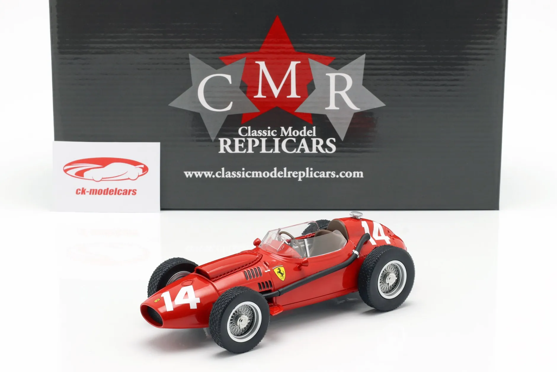 M. Hawthorn Ferrari Dino 246 #14 Italien GP Weltmeister F1 1958 1:18 CMR