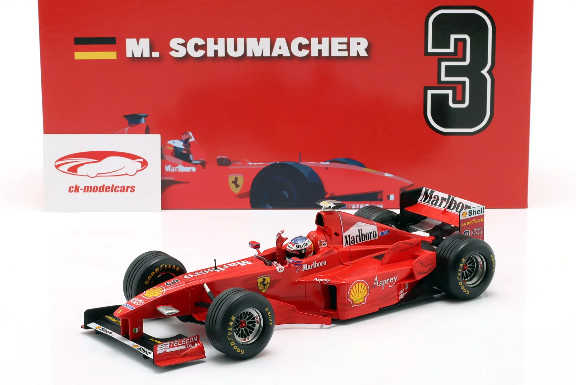 Michael Schumacher Ferrari F300 #3 Sieger Kanada GP Formel 1 1998 1:18 WERK83 Moments