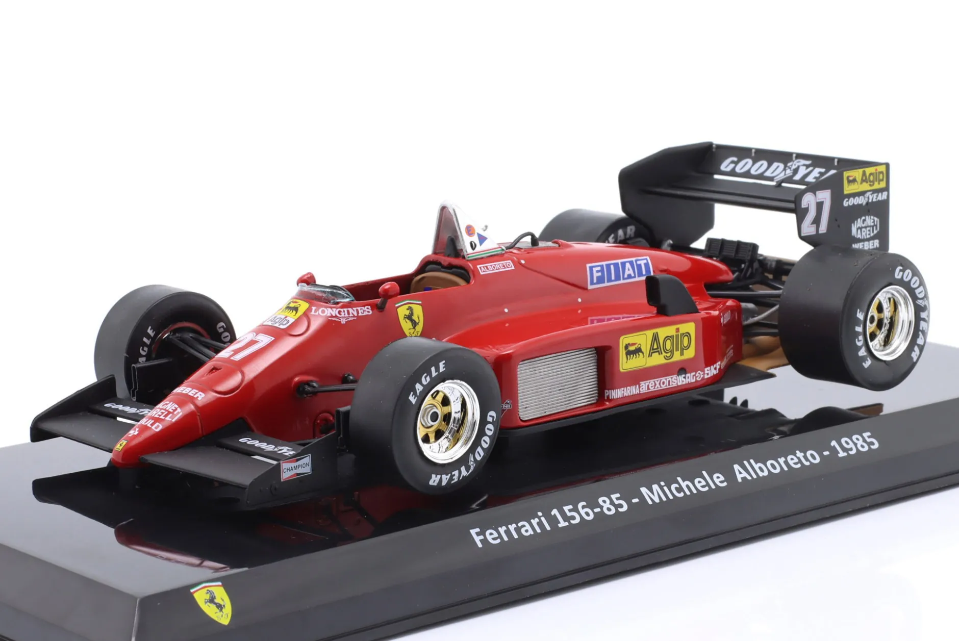 Michele Alboreto Ferrari 156-85 #27 Formel 1 1985 1:24 Premium Collectibles