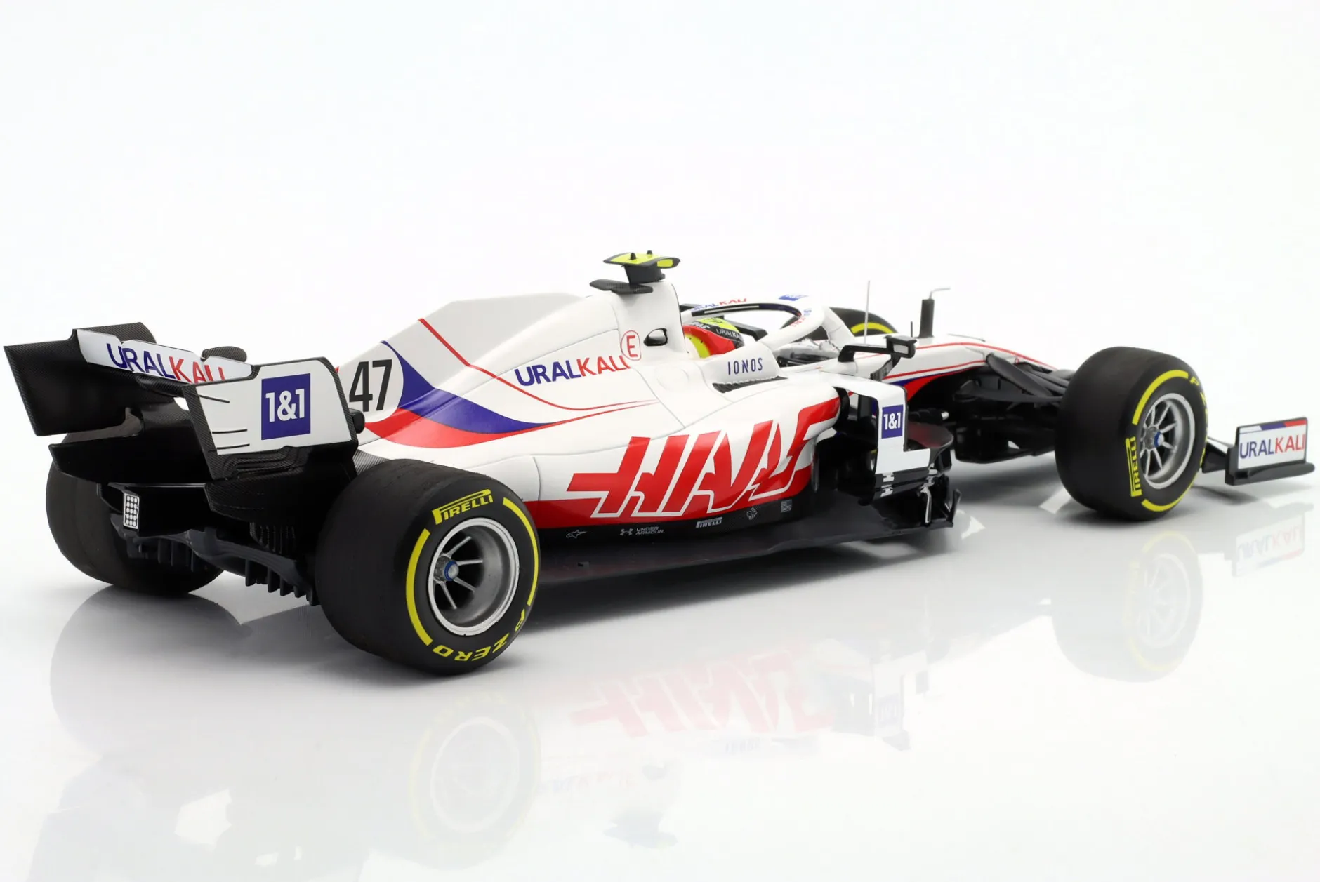 Mick Schumacher Haas VF-21 #47 Bahrain GP Formel 1 2021 1:18 Minichamps