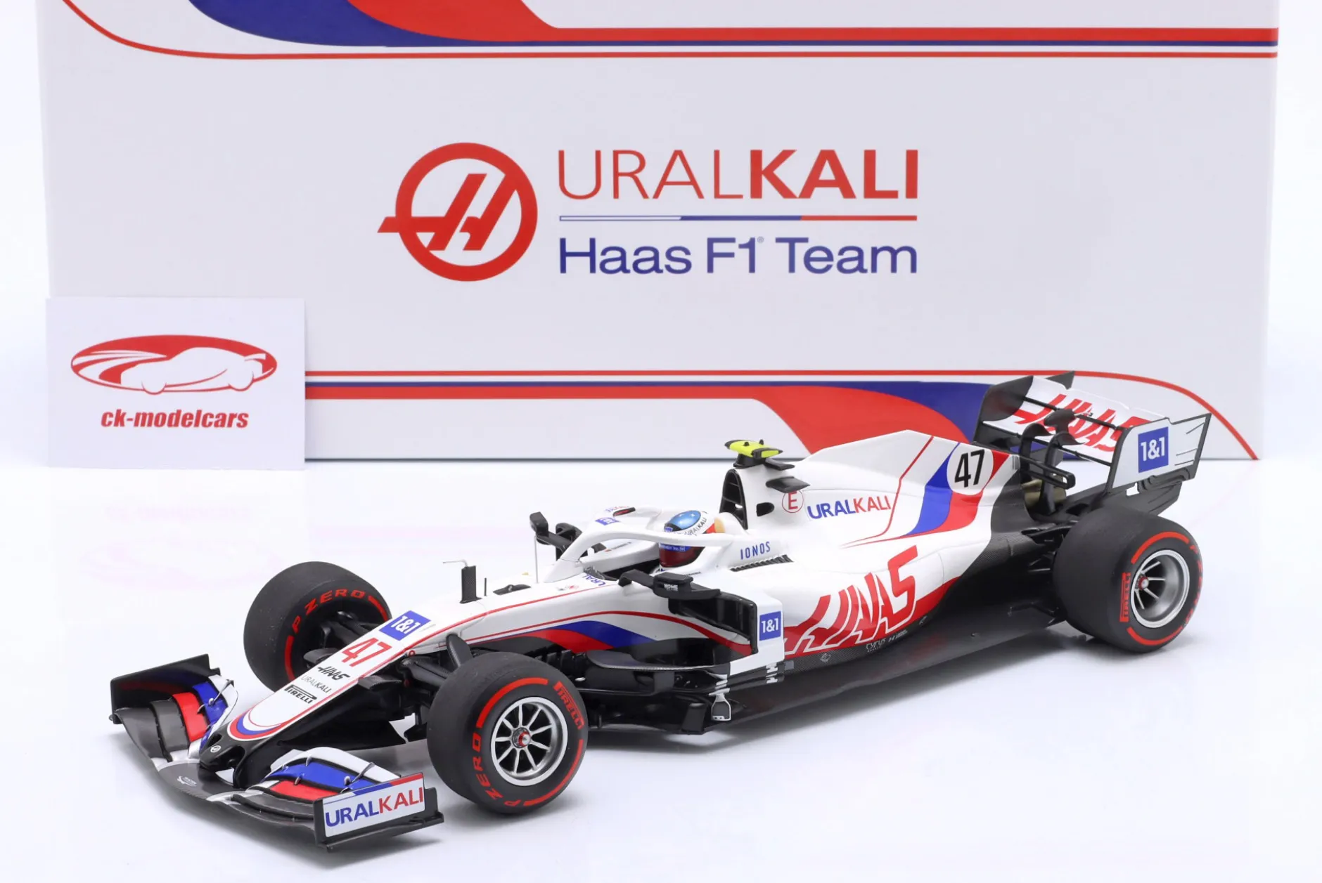 Mick Schumacher Haas VF-21 #47 Niederlande GP Formel 1 2021 1:18 Minichamps