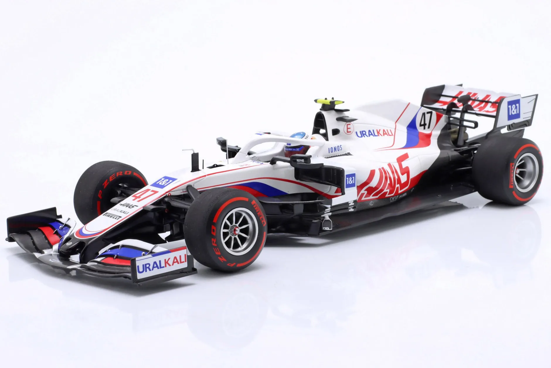Mick Schumacher Haas VF-21 #47 Niederlande GP Formel 1 2021 1:18 Minichamps