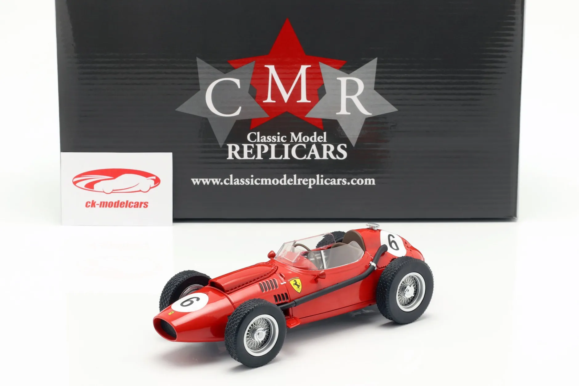 Mike Hawthorn Ferrari Dino 246 #6 2nd Marokko GP Weltmeister F1 1958 1:18 CMR