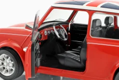 Mini Cooper 1.3i Sport Pack Baujahr 1997 rot mit Union Jack 1:18 Solido