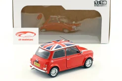 Mini Cooper 1.3i Sport Pack Baujahr 1997 rot mit Union Jack 1:18 Solido