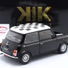 Mini Cooper LHD kariert schwarz / weiß 1:12 KK-Scale