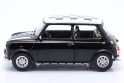 Mini Cooper LHD kariert schwarz / weiß 1:12 KK-Scale