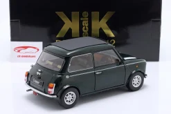 Mini Cooper mit Schiebedach dunkelgrün / weiß RHD 1:12 KK-Scale