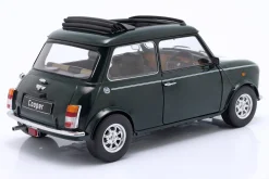 Mini Cooper mit Schiebedach dunkelgrün / weiß RHD 1:12 KK-Scale