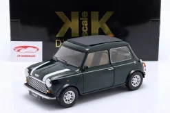 Mini Cooper mit Schiebedach dunkelgrün / weiß RHD 1:12 KK-Scale
