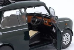Mini Cooper mit Schiebedach dunkelgrün / weiß RHD 1:12 KK-Scale