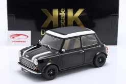 Mini Cooper mit Schiebedach schwarz metallic / weiß LHD 1:12 KK-Scale