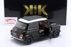 Mini Cooper mit Schiebedach schwarz metallic / weiß LHD 1:12 KK-Scale