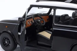 Mini Cooper mit Schiebedach schwarz metallic / weiß LHD 1:12 KK-Scale