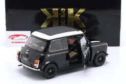 Mini Cooper mit Schiebedach schwarz metallic / weiß RHD 1:12 KK-Scale