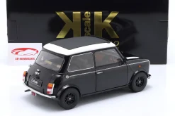 Mini Cooper mit Schiebedach schwarz metallic / weiß RHD 1:12 KK-Scale
