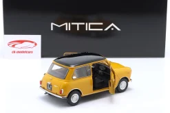 Mini Cooper MK1 Baujahr 1966 gelb, schwarz 1:18 Mitica