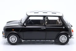 Mini Cooper RHD kariert schwarz / weiß 1:12 KK-Scale