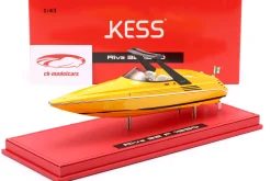 Motorboot Riva 32 Ferrari Baujahr 1990 gelb 1:43 KESS