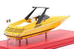 Motorboot Riva 32 Ferrari Baujahr 1990 gelb 1:43 KESS