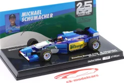 M. Schumacher Benetton B195 #1 Sieger Brasilien GP Formel 1 Weltmeister 1995 1:43 Minichamps
