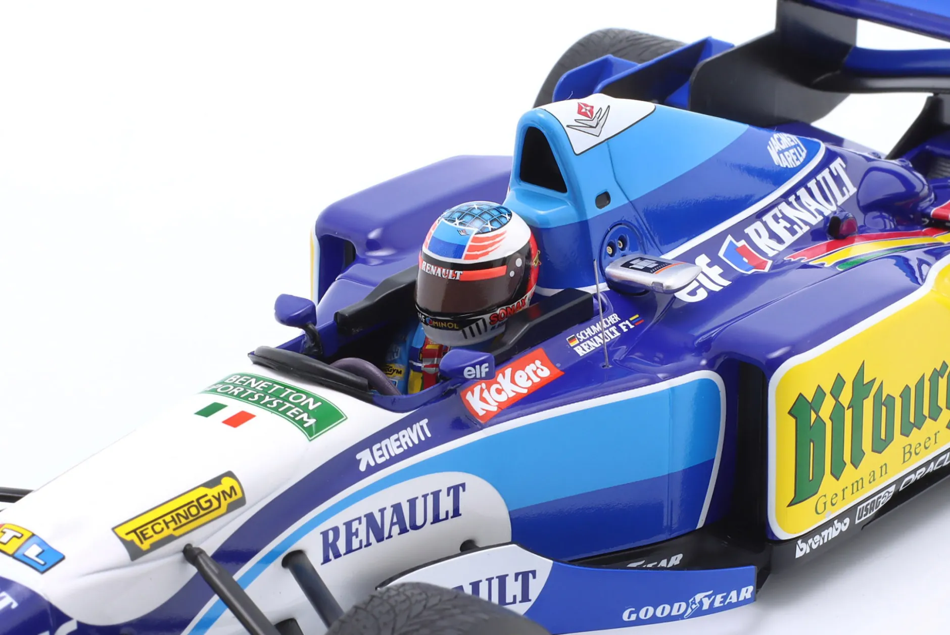 M. Schumacher Benetton B195 #1 Sieger Japan GP Formel 1 Weltmeister 1995 1:18 Minichamps
