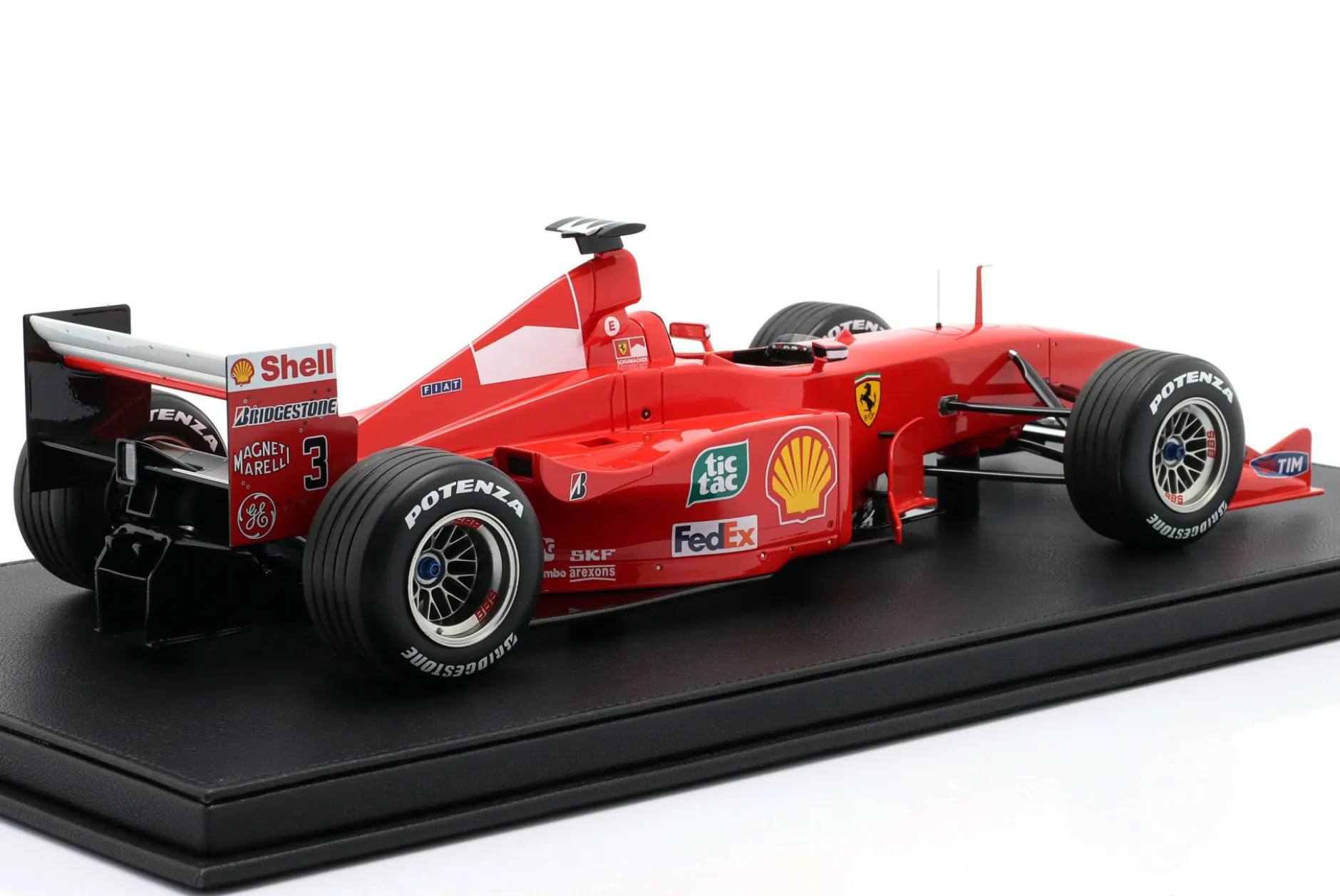 M. Schumacher Ferrari F399 #3 2nd Brasilien GP Formel 1 1999 1:12 GP Replicas