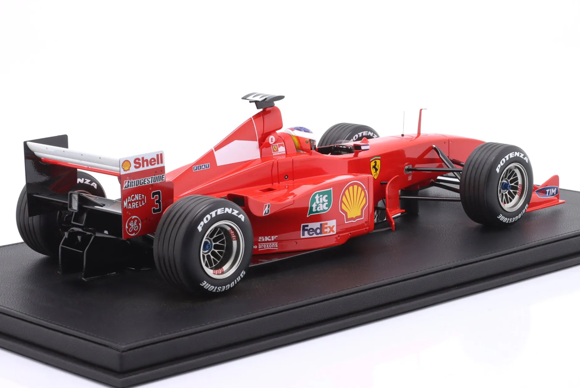 M. Schumacher Ferrari F399 #3 2nd Brasilien GP Formel 1 1999 1:12 GP Replicas