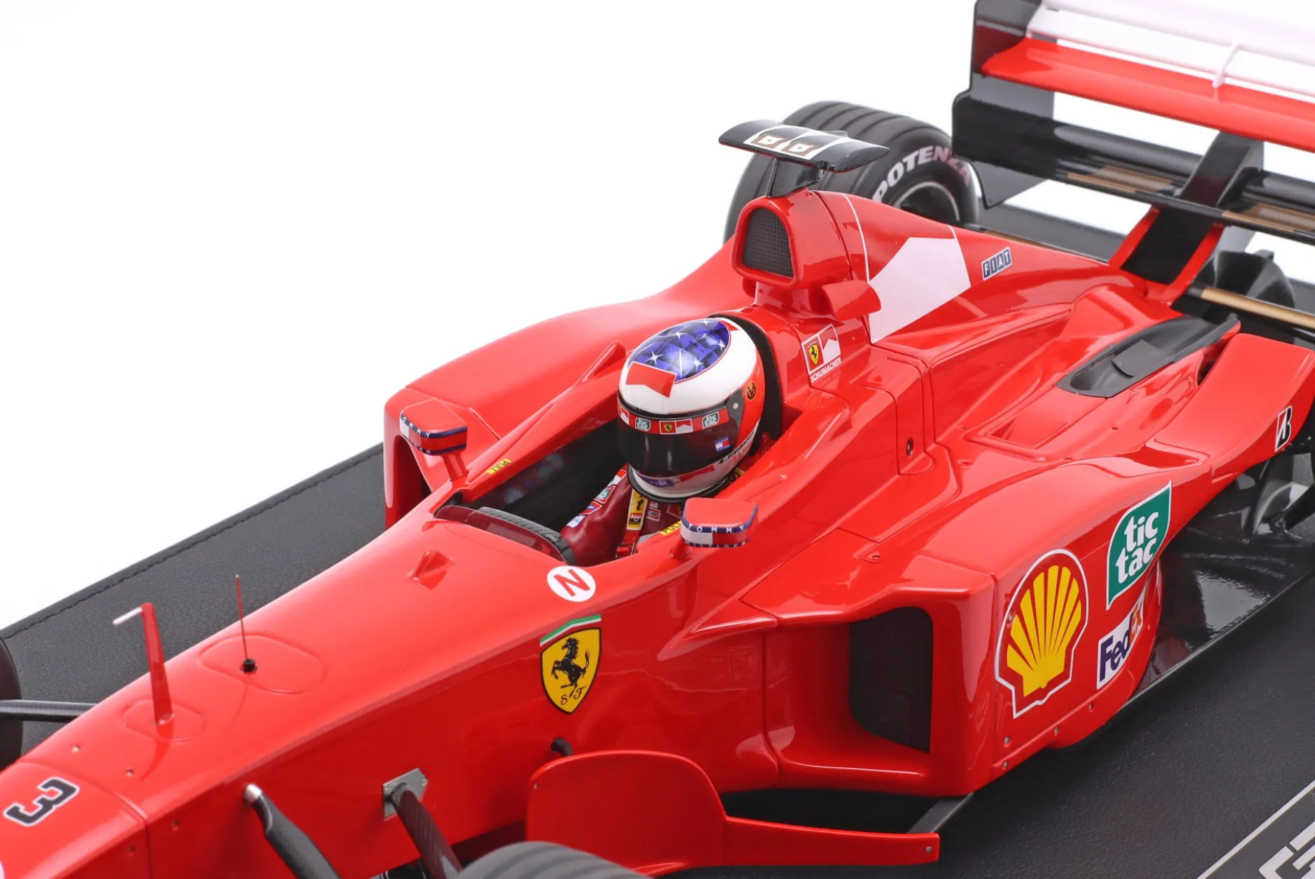 M. Schumacher Ferrari F399 #3 2nd Brasilien GP Formel 1 1999 1:12 GP Replicas