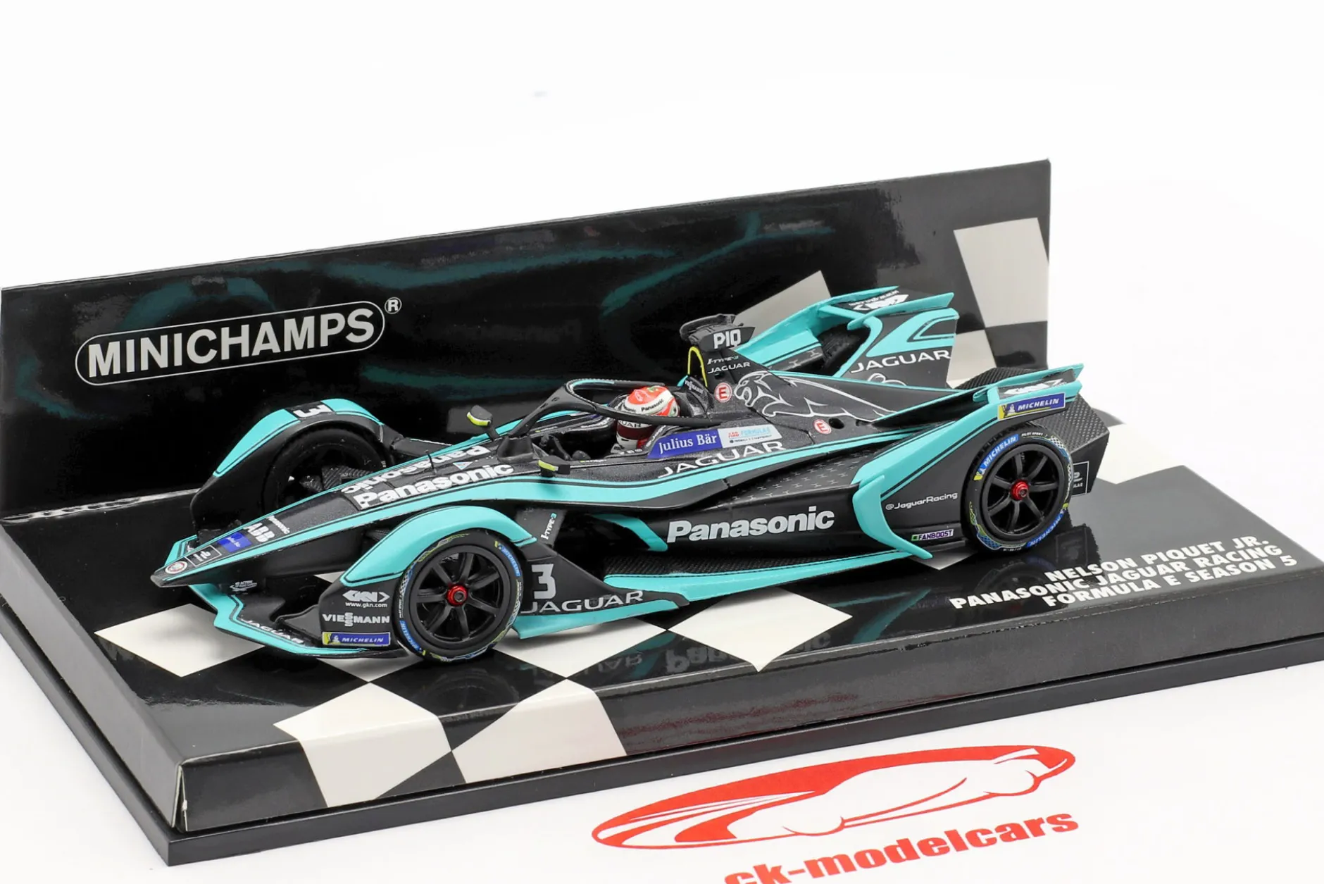 Nelson Piquet jr. Jaguar I-Type III #3 Formel E Saison 5 2018/19 1:43 Minichamps