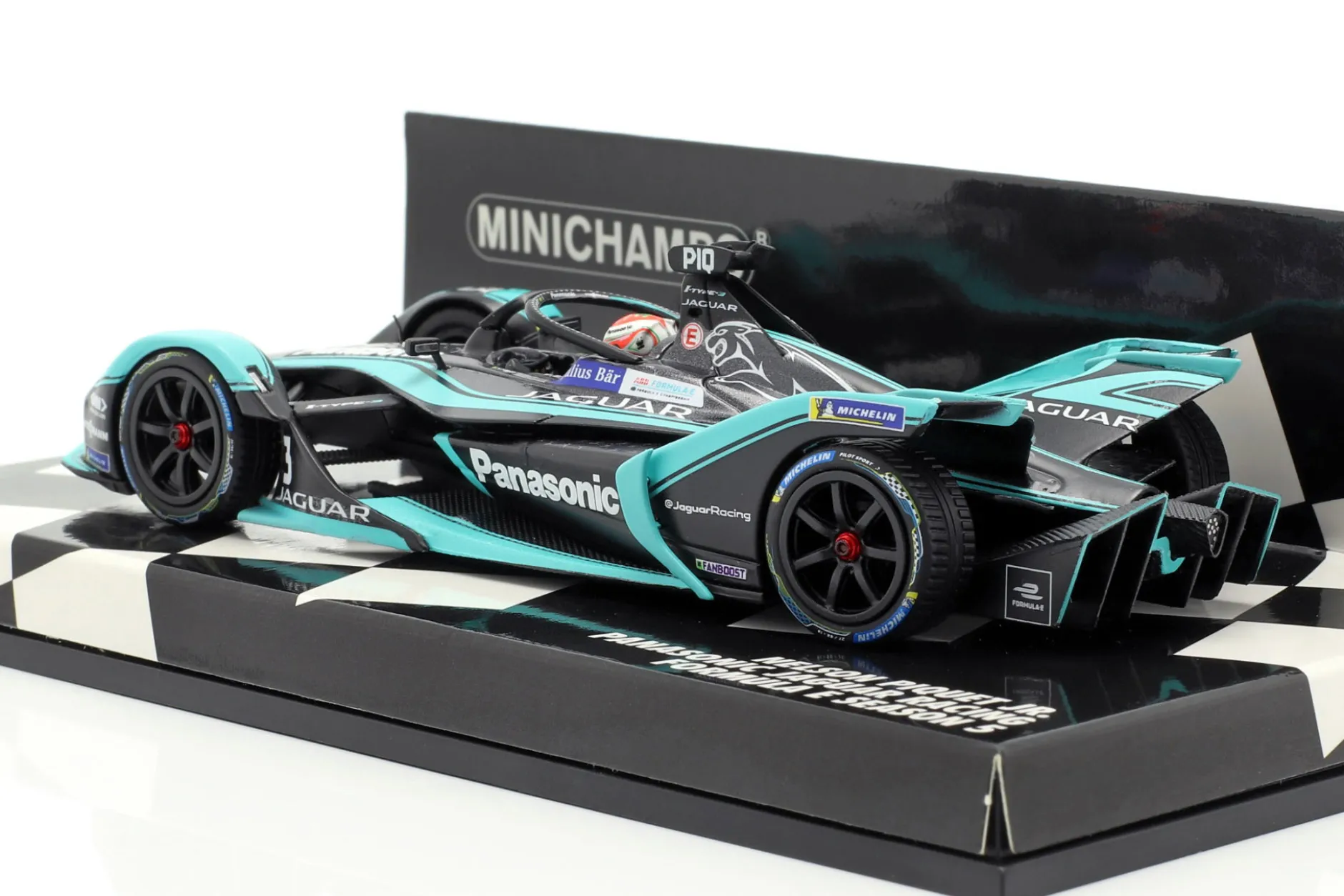Nelson Piquet jr. Jaguar I-Type III #3 Formel E Saison 5 2018/19 1:43 Minichamps
