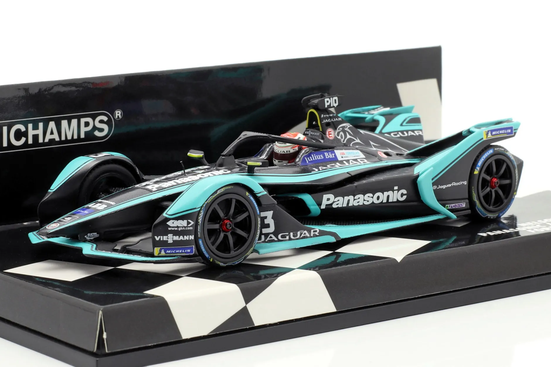 Nelson Piquet jr. Jaguar I-Type III #3 Formel E Saison 5 2018/19 1:43 Minichamps