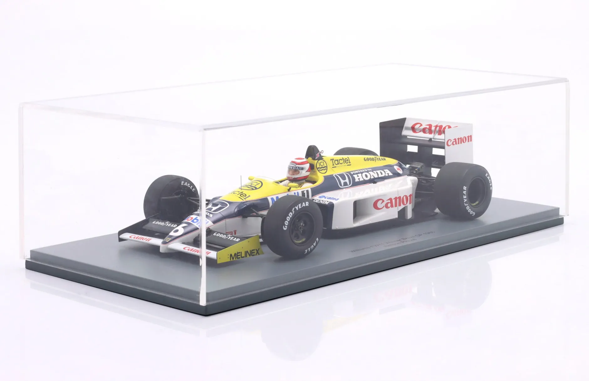 Nelson Piquet Williams FW11 #6 Sieger Brasilien GP Formel 1 1986 1:18 Spark