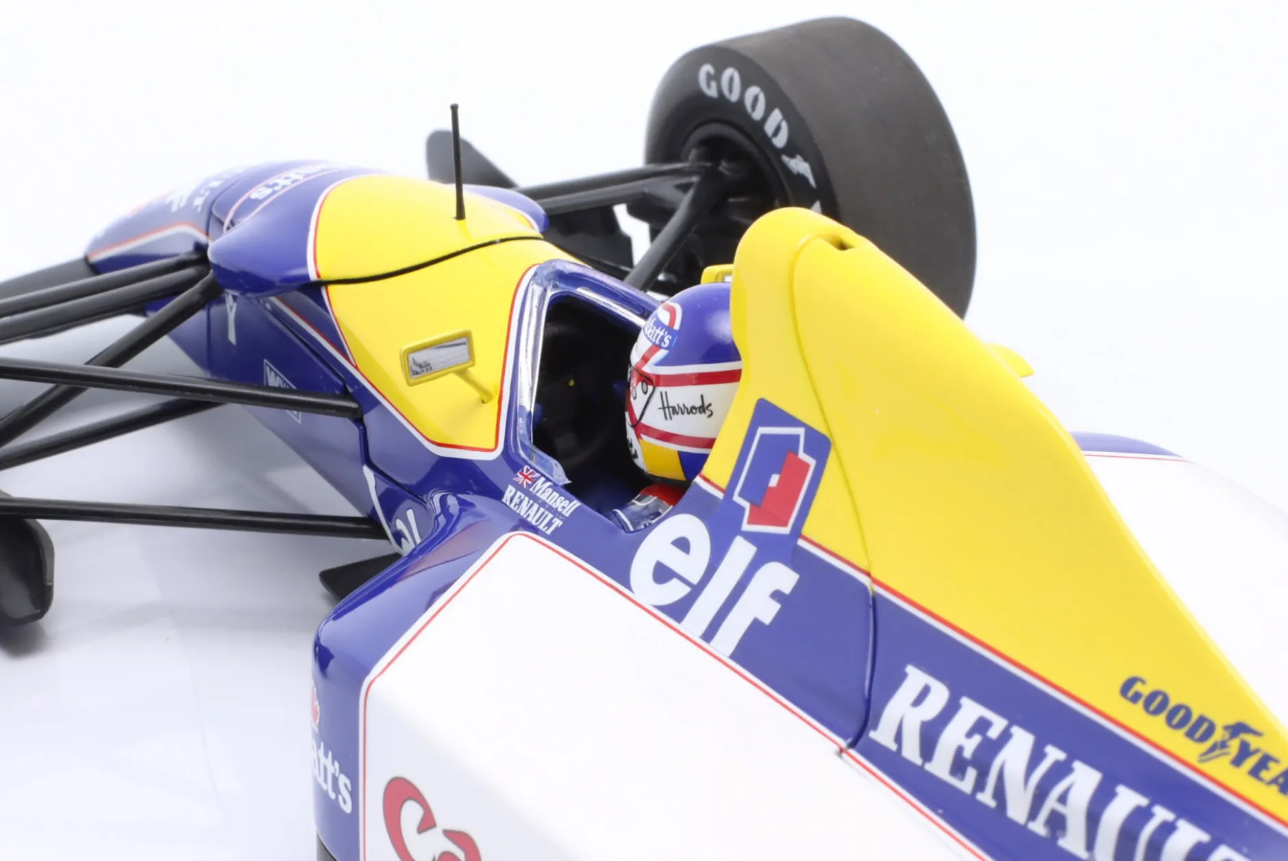 Nigel Mansell Williams FW14B #5 Formel 1 Weltmeister 1992 1:18 Minichamps