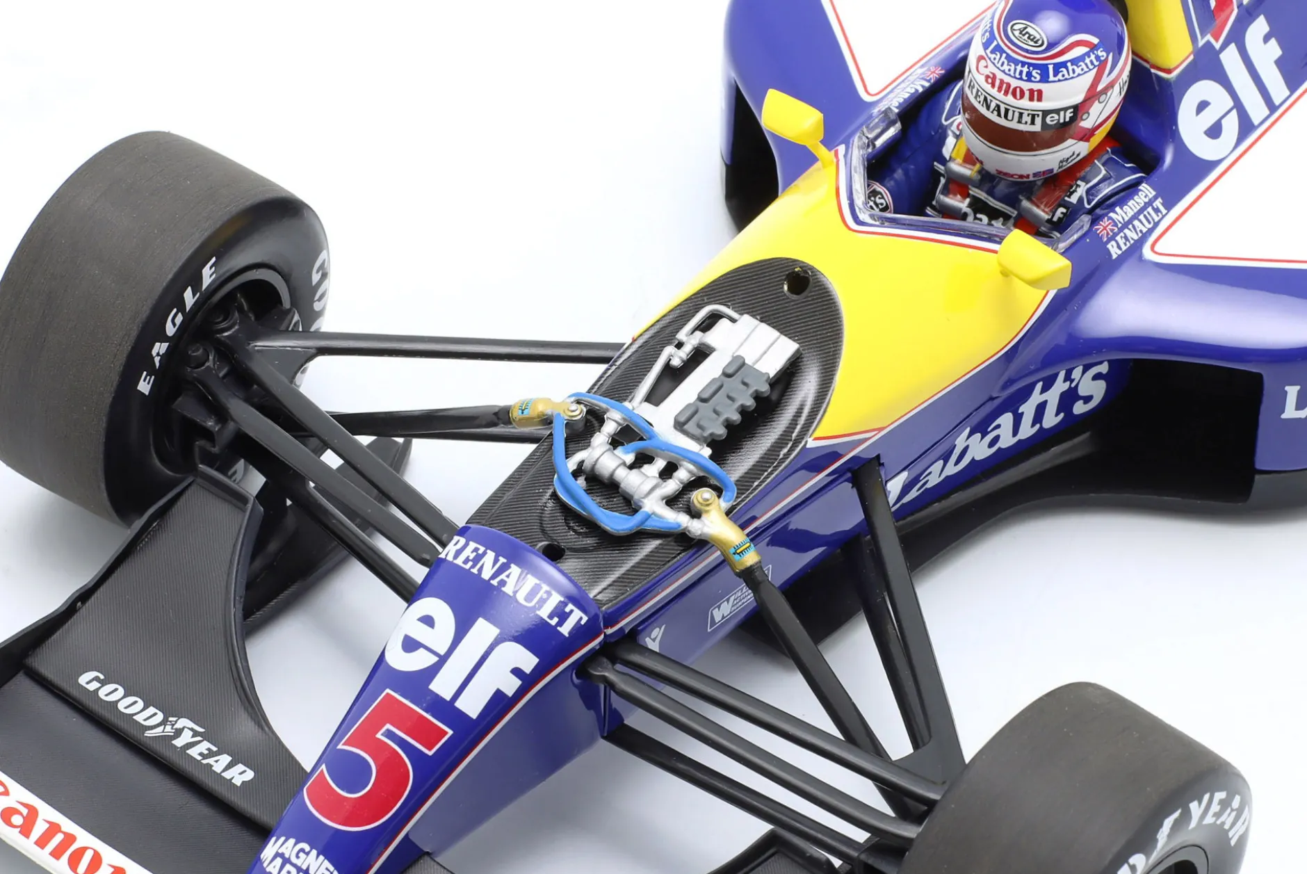 Nigel Mansell Williams FW14B #5 Formel 1 Weltmeister 1992 1:18 Minichamps