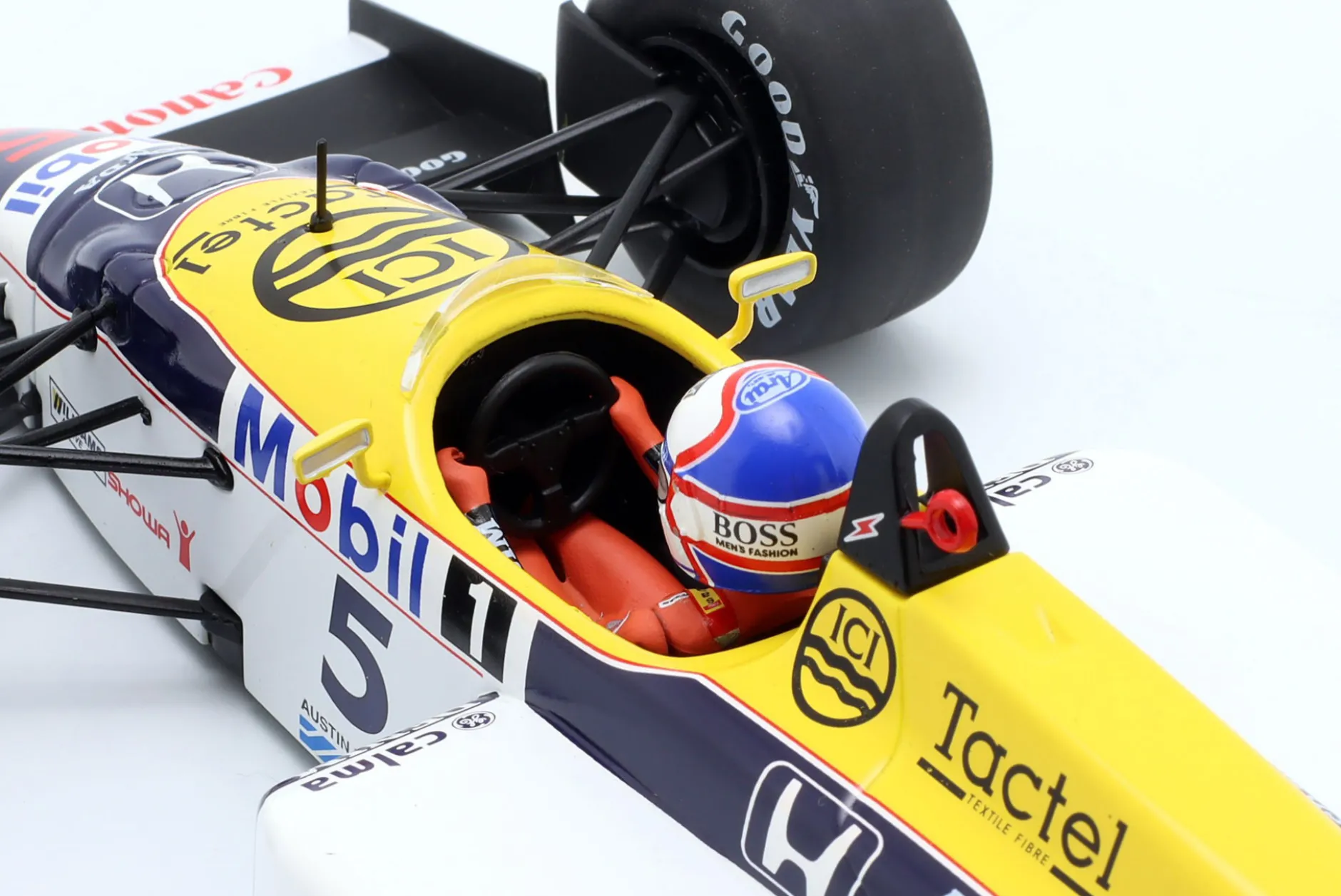 Nigel Mansell Williams FW11 #5 Sieger British GP Formel 1 1986 1:18 MCG