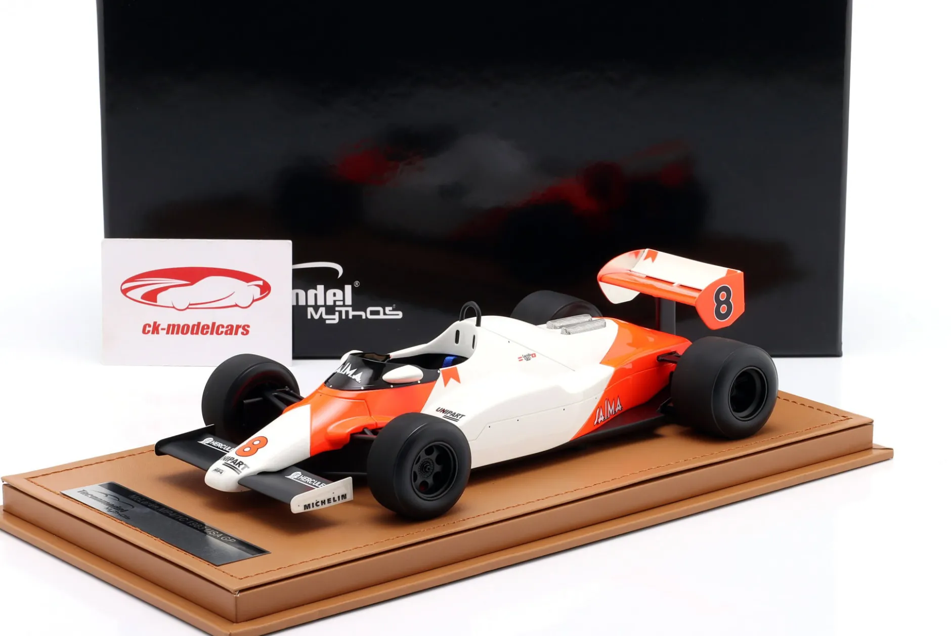 Niki Lauda MP4/1C #8 2nd USA West GP Formel 1 1983 1:18 Tecnomodel