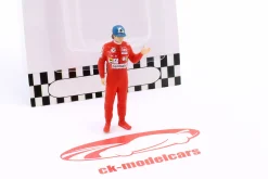 Niki Lauda Scuderia Ferrari Formel 1 Weltmeister 1977 Figur mit Cap 1:43 Cartrix