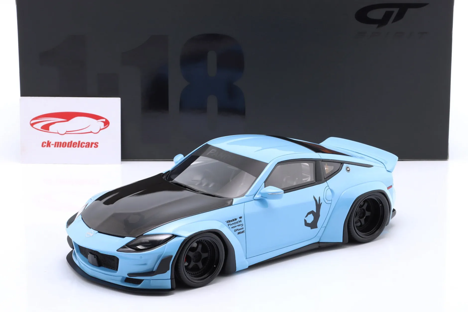 Nissan Fairlady Z Pandem Baujahr 2025 China blau 1:18 GT-Spirit
