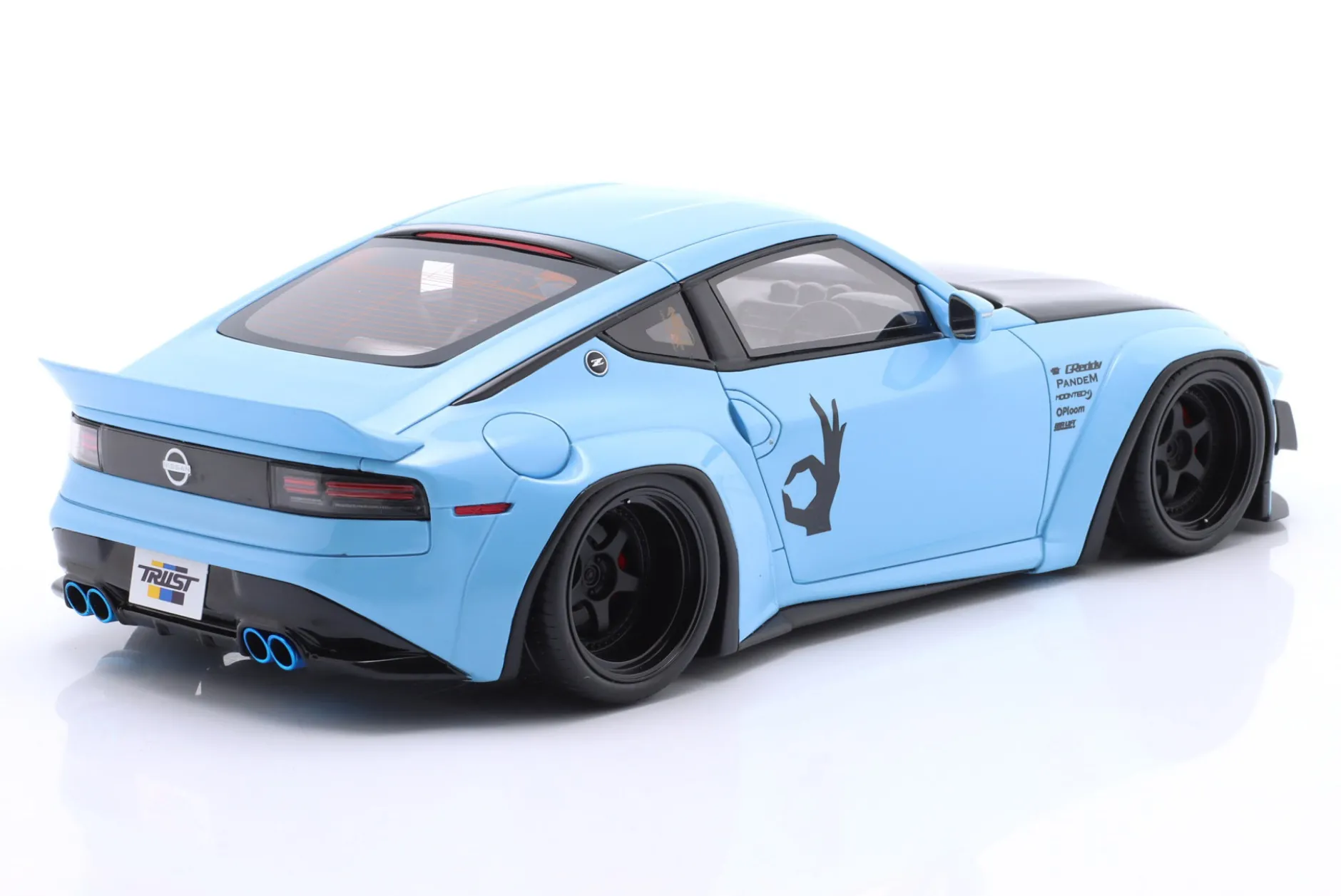Nissan Fairlady Z Pandem Baujahr 2025 China blau 1:18 GT-Spirit