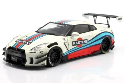 Nissan GT-R (R35) LBWK Bodykit Type 2.0 2024 Martini Lackierung 1:18 Solido