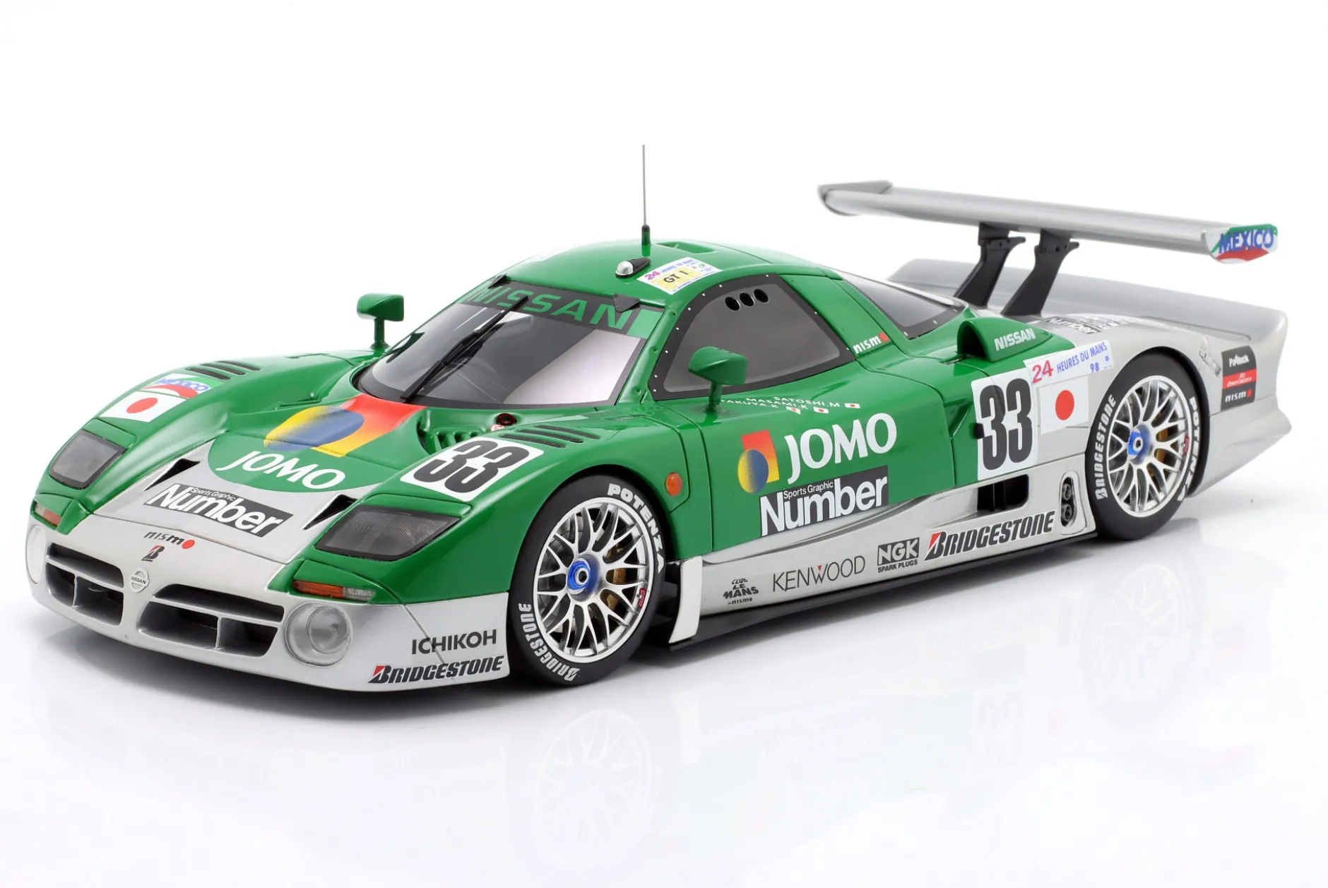 Nissan R390 GT1 #33 10th 24h LeMans 1998 Nissan Motorsport 1:18 GT-Spirit