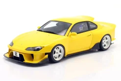 Nissan Silvia (S15) Coupe Khyzyl Saleem 2002 gelb 1:18 Kyosho