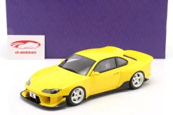 Nissan Silvia (S15) Coupe Khyzyl Saleem 2002 gelb 1:18 Kyosho