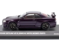 Nissan Skyline GT-R (BNR34) Nismo Parts Baujahr 2005 lila 1:43 Solido