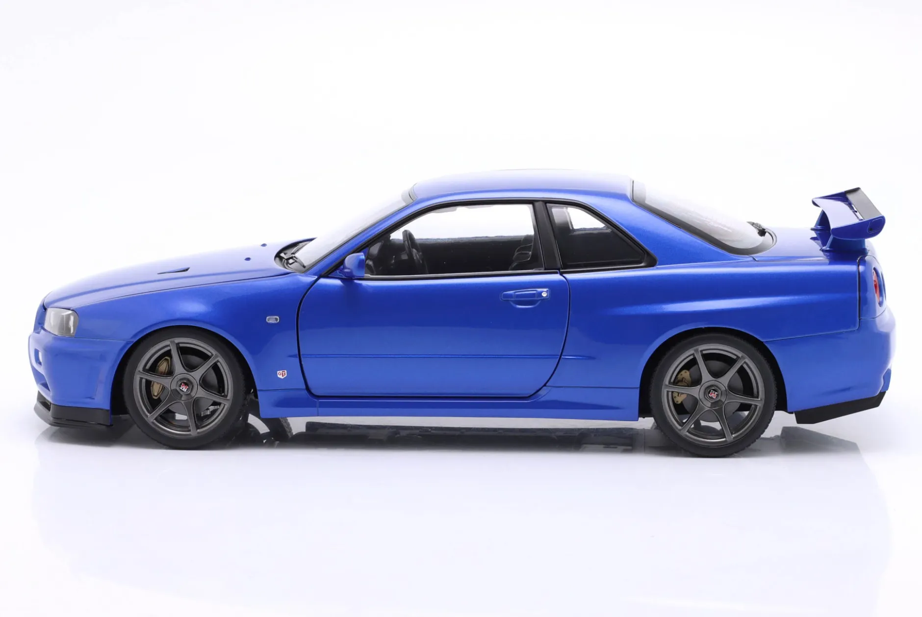 Nissan Skyline GT-R (R34) V-Spec II OEM-Felgen 2001 blau metallic 1:12 KK-Scale