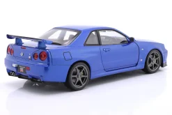 Nissan Skyline GT-R (R34) V-Spec II OEM-Felgen 2001 blau metallic 1:12 KK-Scale