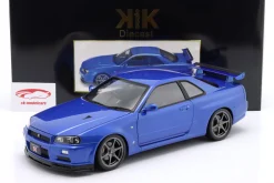 Nissan Skyline GT-R (R34) V-Spec II OEM-Felgen 2001 blau metallic 1:12 KK-Scale