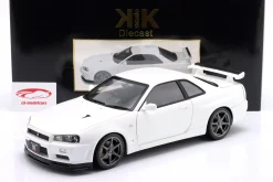 Nissan Skyline GT-R (R34) V-Spec II OEM-Felgen 2001 weiß 1:12 KK-Scale